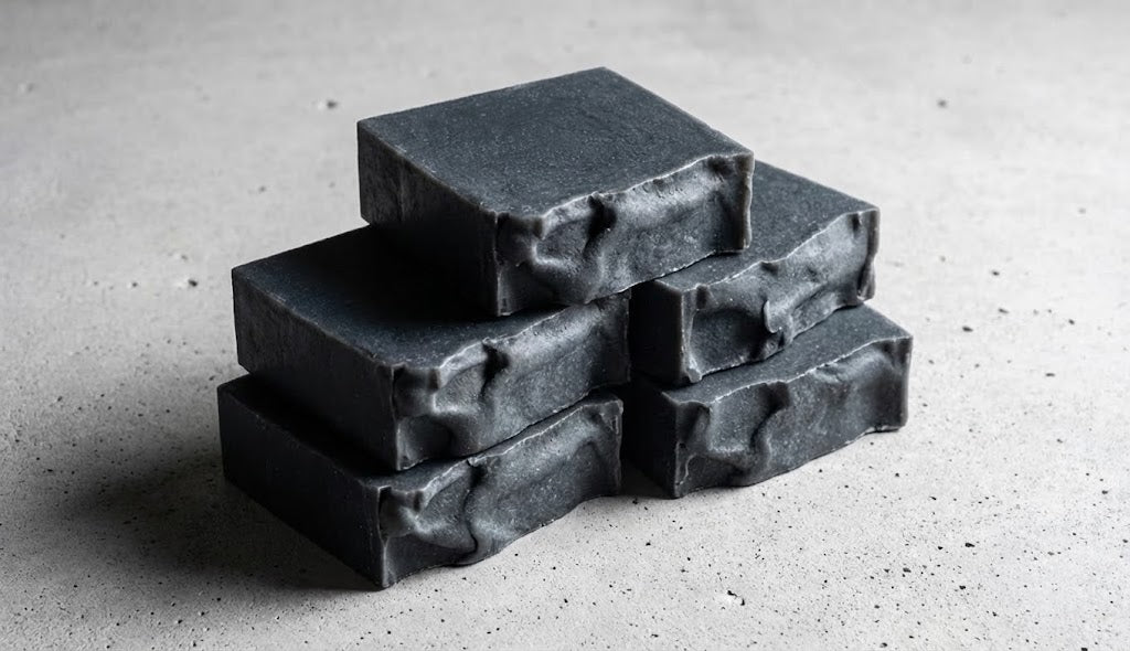 Actieve Houtskool zeep